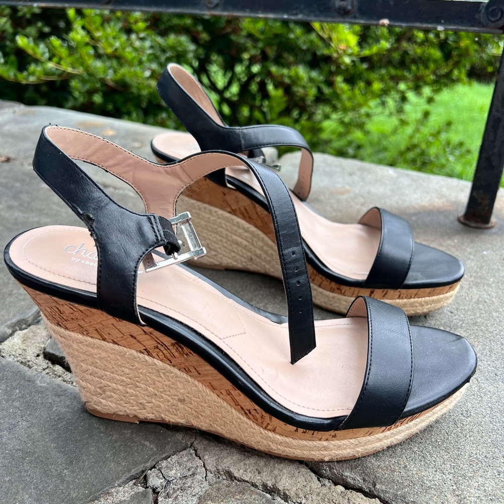 COPY - Women’s size 10 Charles David wedge sandals. Worn once.